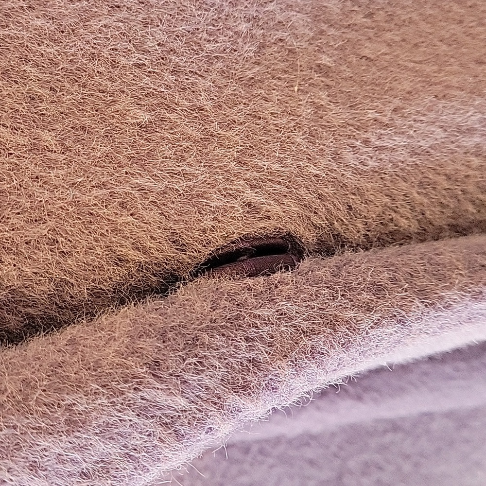 Nordstrom Lavender Notch Collar Textured Coat, Size Small - Picture 5 of 7